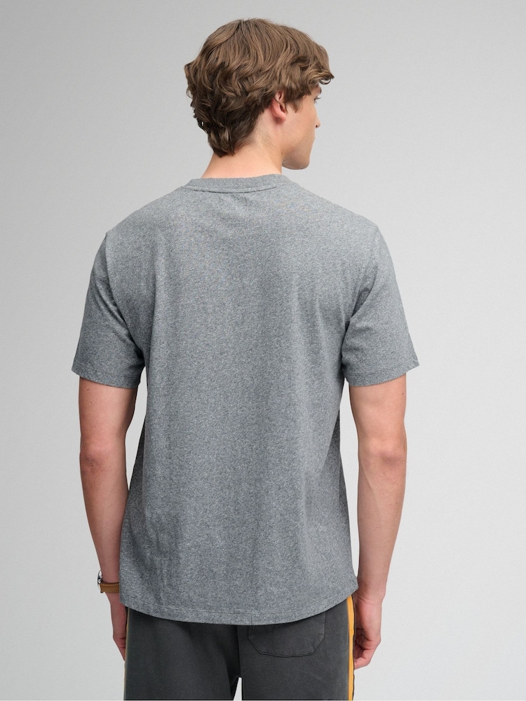 Superdry Grey Athletic Essentials T-Shirt - Image 2 of 7 Superdry Grey Athletic Essentials T-Shirt - Image 2 of 7