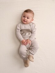 Hatley Natural Cub Pull Over 100% Cotton Sweater - Image 1 of 6