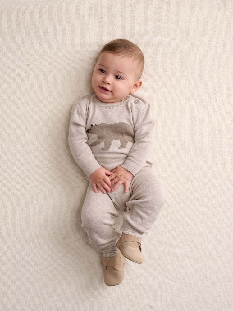 Hatley Natural Cub Pull Over 100% Cotton Sweater - Image 1 of 6