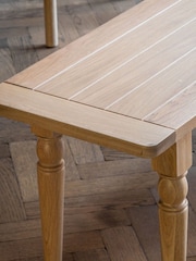 Gallery Home Natural Leroy Dining Bench - Image 2 of 3