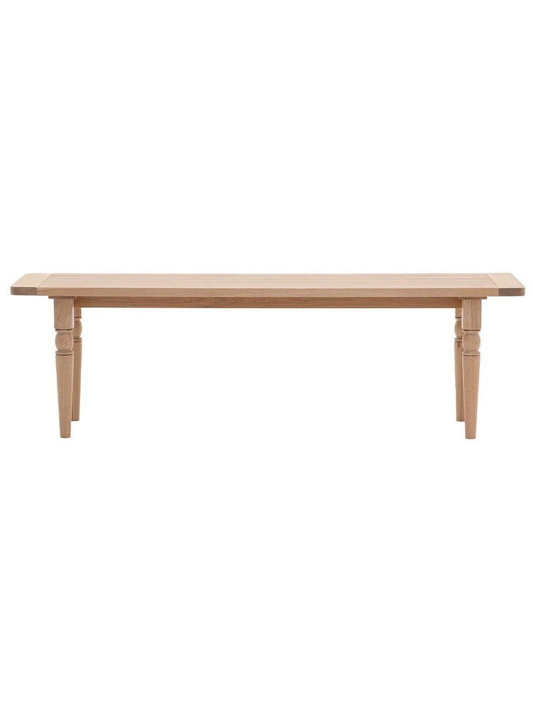 Gallery Home Natural Leroy Dining Bench - Image 3 of 3
