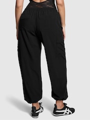 Victoria's Secret PINK Pure Black Parachute Cargo Trousers - Image 3 of 3