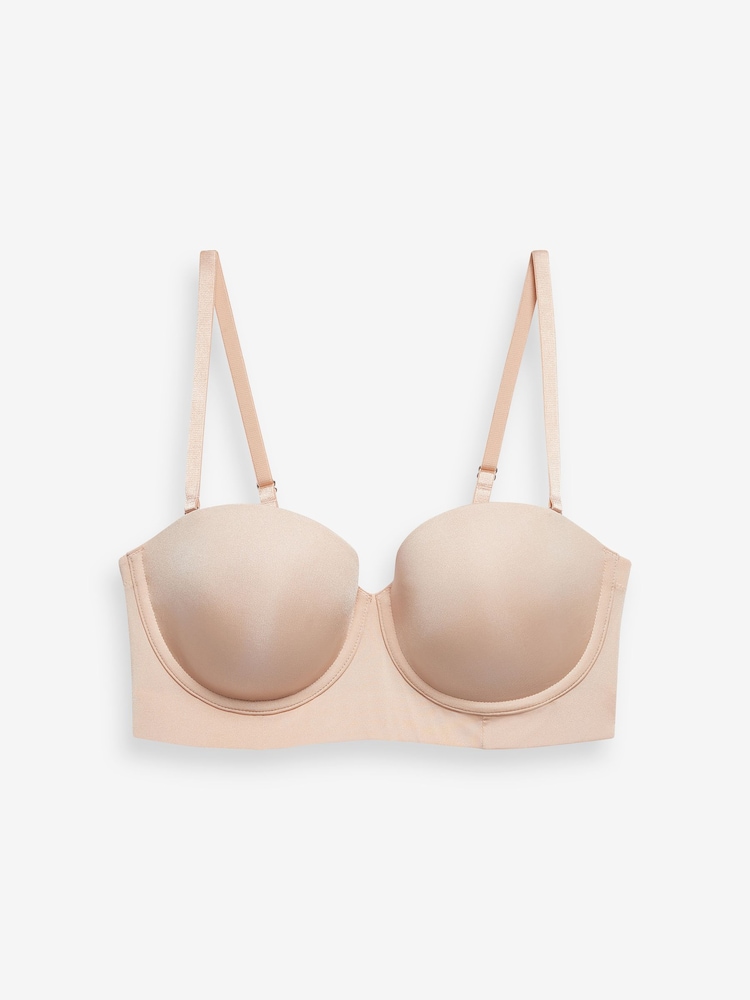 Praline Nude Light Pad Smoothing Longline Low Back Strapless Bra A-E - Image 5 of 5