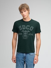 Superdry Green Gothic Varsity T-Shirt - Image 1 of 6