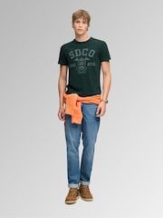 Superdry Green Gothic Varsity T-Shirt - Image 2 of 6