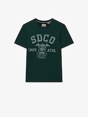 Superdry Green Gothic Varsity T-Shirt - Image 5 of 6