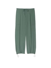 Victoria's Secret PINK Fresh Forest Green Parachute Cargo Trousers - Image 3 of 3