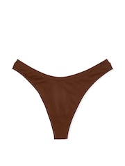 Victoria's Secret PINK Ganache Nude Seamless High Leg Thong Knickers - Image 3 of 3