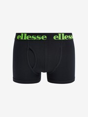 حزمة من 3 بوكسرات أسود متعددة الألوان رجالي من Ellesse - صورة 3 من 4