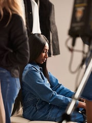 Barbour® International Blue Mid Wash Hamilton Denim Jumpsuit - Image 16 of 17
