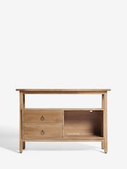Natural Hector Mango Wood Console Table - Image 4 of 9