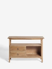 Natural Hector Mango Wood Console Table - Image 8 of 9
