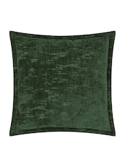 Paoletti Emerald Aurelio Chenille Jacquard Fibre Filled Cushion - Image 2 of 3