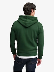 Superdry Green Outdoors Stripe Logo Hoodie - Image 2 of 4