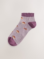 Autumn Hamish The Highland Cow Trainer Socks 5 Pack - Image 4 of 8