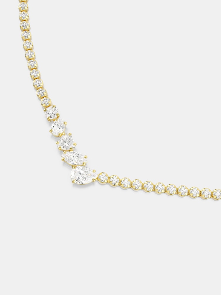 Swarovski Gold Tone Mesmera Necklace - Image 2 of 5 Swarovski Gold Tone Mesmera Necklace - Image 2 of 5