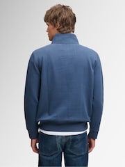 Superdry Blue Vintage Athletic Half Zip Sweatshirt - Image 2 of 7