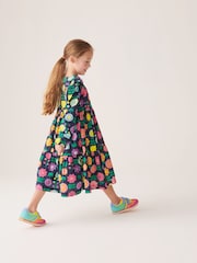 Little Bird by Jools Oliver Navy Long Sleeve Floral Dress - Image 2 of 9