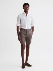 Reiss Dark Khaki Espadrille Suede Summer Shoes - Image 2 of 5