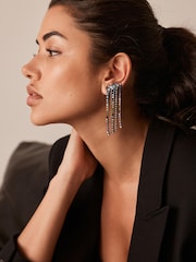 Multicoloured Statement Drape Crawler Earring - Image 2 of 4
