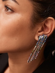 Multicoloured Statement Drape Crawler Earring - Image 3 of 4