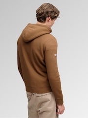 Superdry Brown Outdoors Stripe Logo Hoodie - Image 2 of 7
