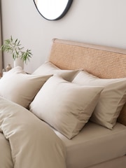 Set of 2 Natural Collection Luxe 200 Thread Count 100% Egyptian Cotton Pillowcases - Image 1 of 1