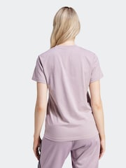 adidas Purple 100% Cotton Sportswear Animal Print Graphic T-Shirt - Image 2 of 7