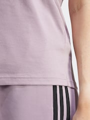 adidas Purple 100% Cotton Sportswear Animal Print Graphic T-Shirt - Image 6 of 7