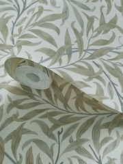 Clarke & Clarke William Morris Designs Linen Willow Boughs 10.05M Wallpaper - Image 2 of 2