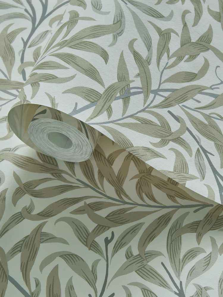 Clarke & Clarke William Morris Designs Linen Willow Boughs 10.05M Wallpaper - Image 2 of 2