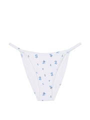Victoria's Secret PINK Optic White Floral Cheeky Swim Bikini Bottom - Image 3 of 3