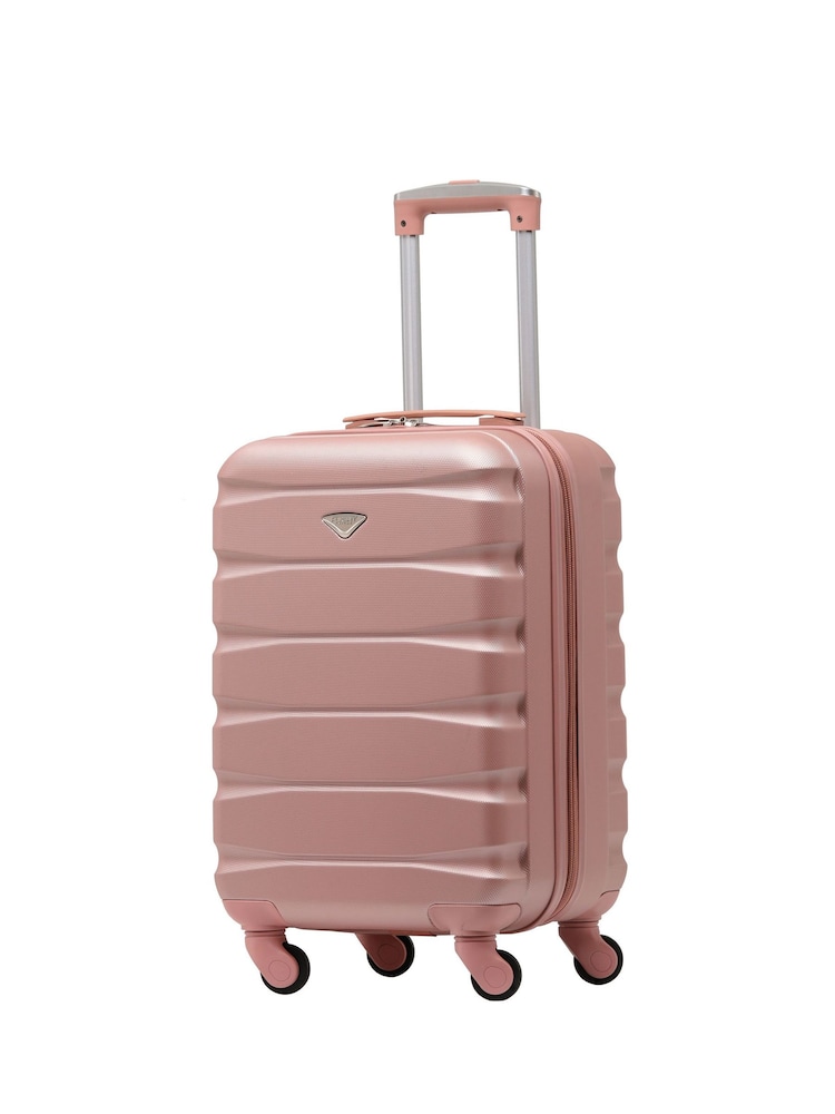 Flight Knight Rose Gold 55x35x25cm 4 Wheel ABS Hard Case Cab - Image 1 of 7