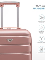 Flight Knight Rose Gold 55x35x25cm 4 Wheel ABS Hard Case Cab - Image 3 of 7