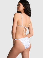 Victoria's Secret PINK Optic White Floral Triangle Swim Bikini Top - Image 2 of 3