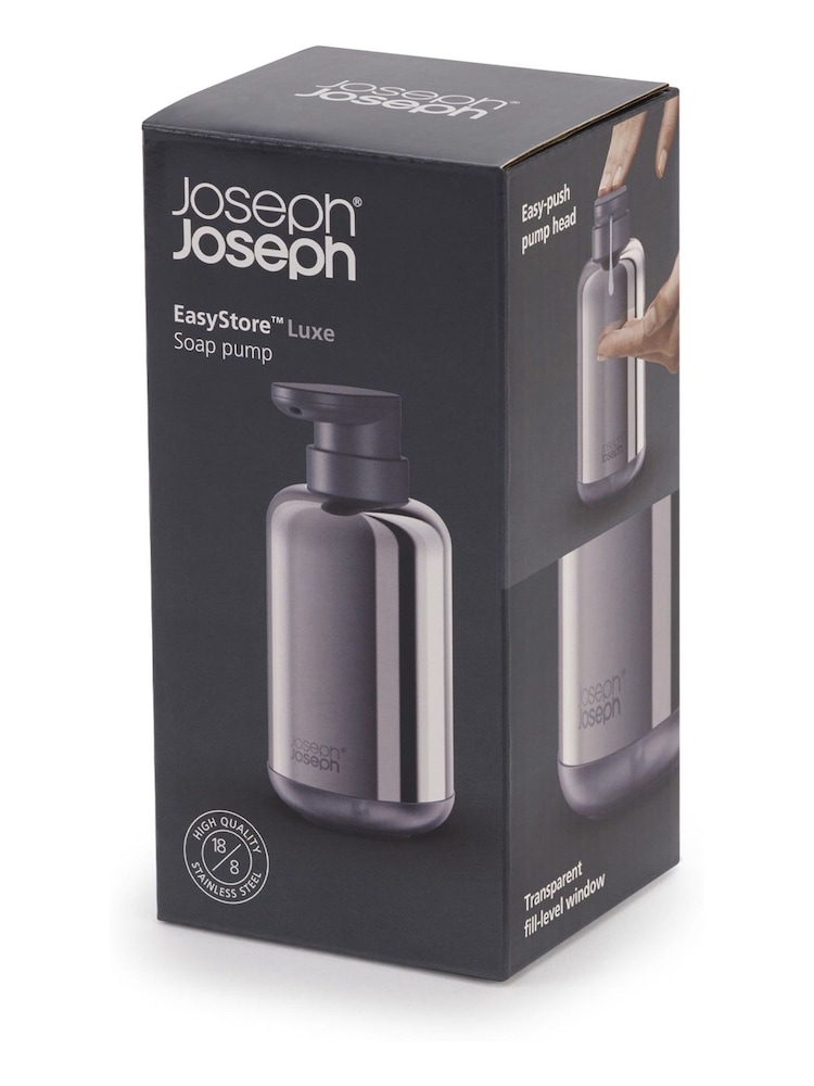 Joseph Joseph EasyStore Luxe Soap Pump Stainless Steel - Image 6 of 6