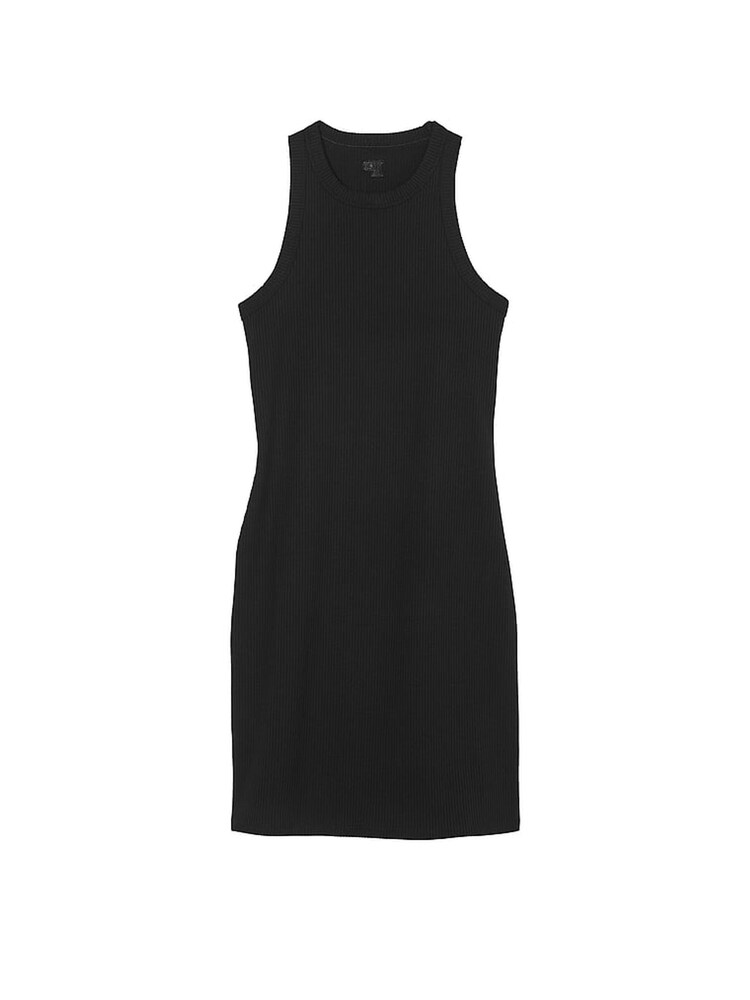 Victoria's Secret PINK Pure Black Black Mini Tank Dress - Image 3 of 3