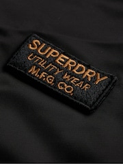 Superdry Black Hooded MA1 Bomber Jacket - Image 8 of 8