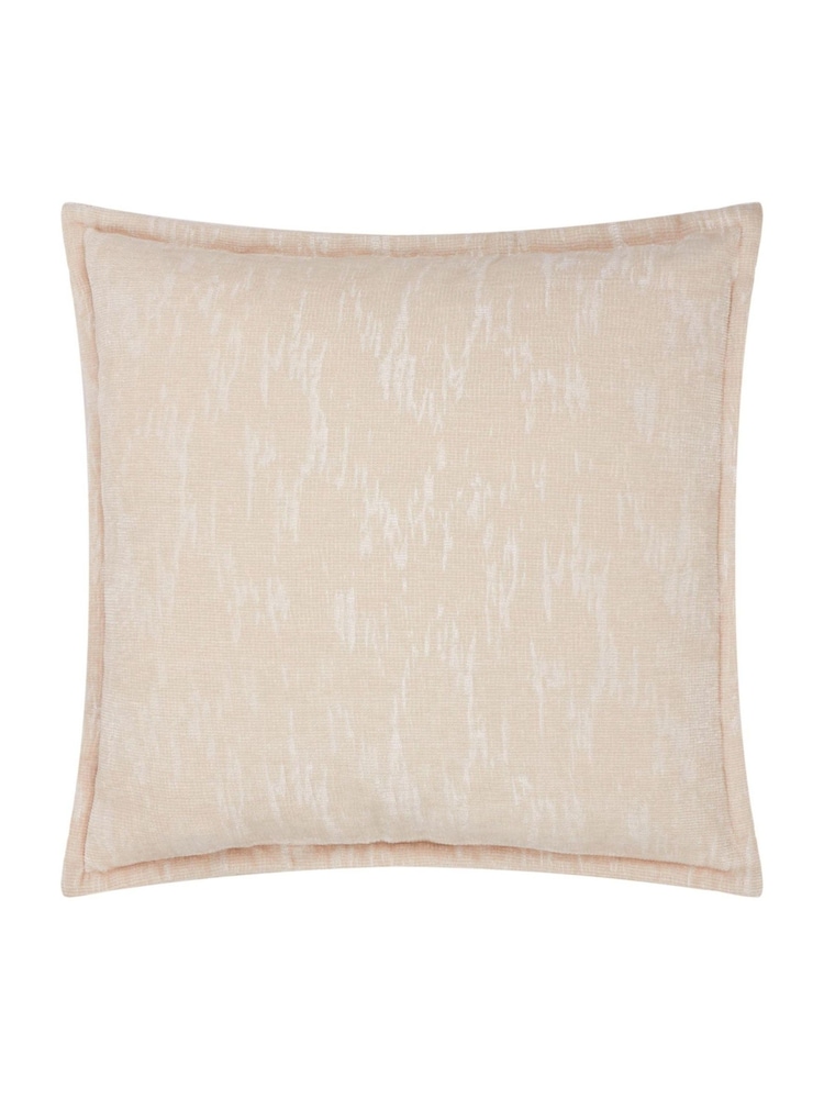 Paoletti Ivory Aurelio Chenille Jacquard Fibre Filled Cushion - Image 2 of 3 Paoletti Ivory Aurelio Chenille Jacquard Fibre Filled Cushion - Image 2 of 3