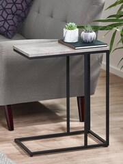 Julian Bowen Grey Staten Drinks Table - Image 1 of 3