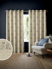 Emily Bond Indigo Blue Millie Made to Measure Curtains - Image 1 of 9