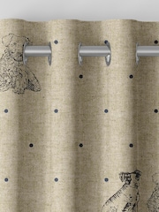 Emily Bond Indigo Blue Millie Made to Measure Curtains - Image 8 of 9