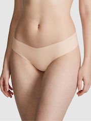 Victoria's Secret PINK Nude Marzipan Thong Knickers - Image 1 of 3