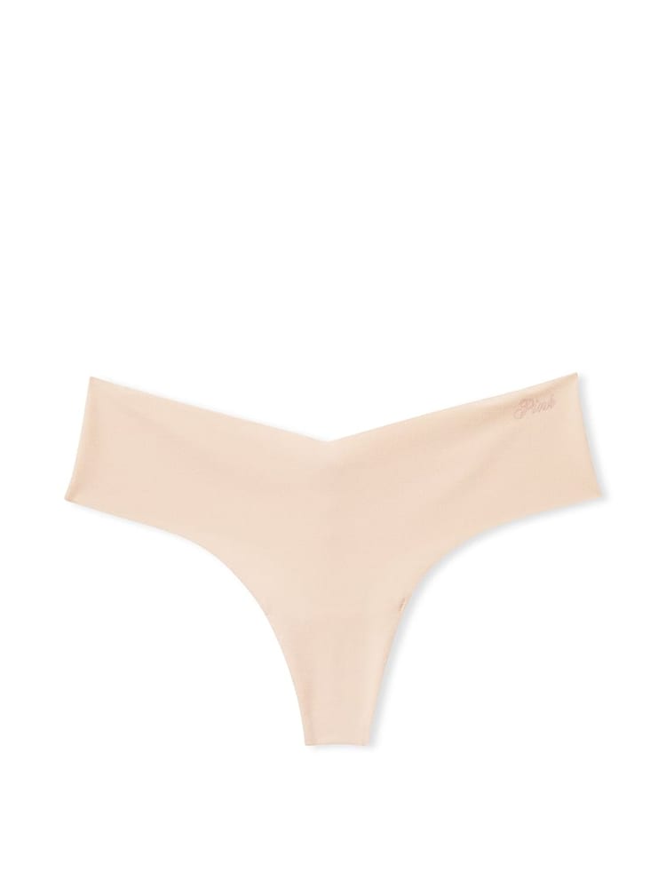 Victoria's Secret PINK Nude Marzipan Thong Knickers - Image 3 of 3
