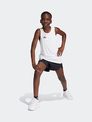 adidas Black Kids Team Split Shorts - Image 4 of 11