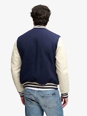 Superdry Blue Vintage Patched Varsity Jacket - Image 2 of 5