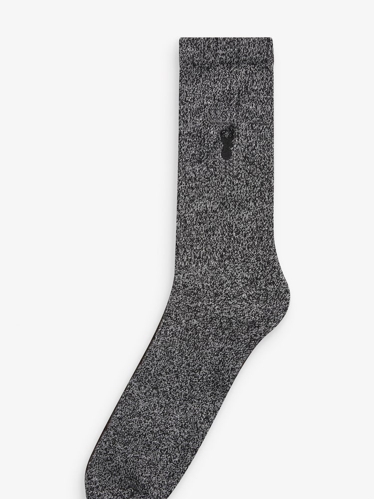 Grey 4 Pack Heavyweight Socks - Image 2 of 5
