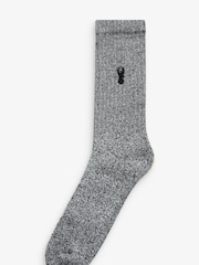 Grey 4 Pack Heavyweight Socks - Image 4 of 5