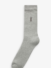Grey 4 Pack Heavyweight Socks - Image 5 of 5