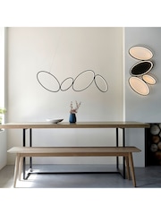 Gallery Home Black Brantford 4 Bulb Ceiling Light - Image 1 of 8